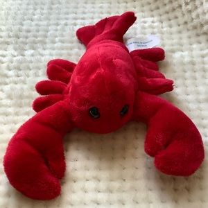 WISHPETS Vintage 1997 Plush Lobster Baby Rocky 01005 Stuffed Animal Toy